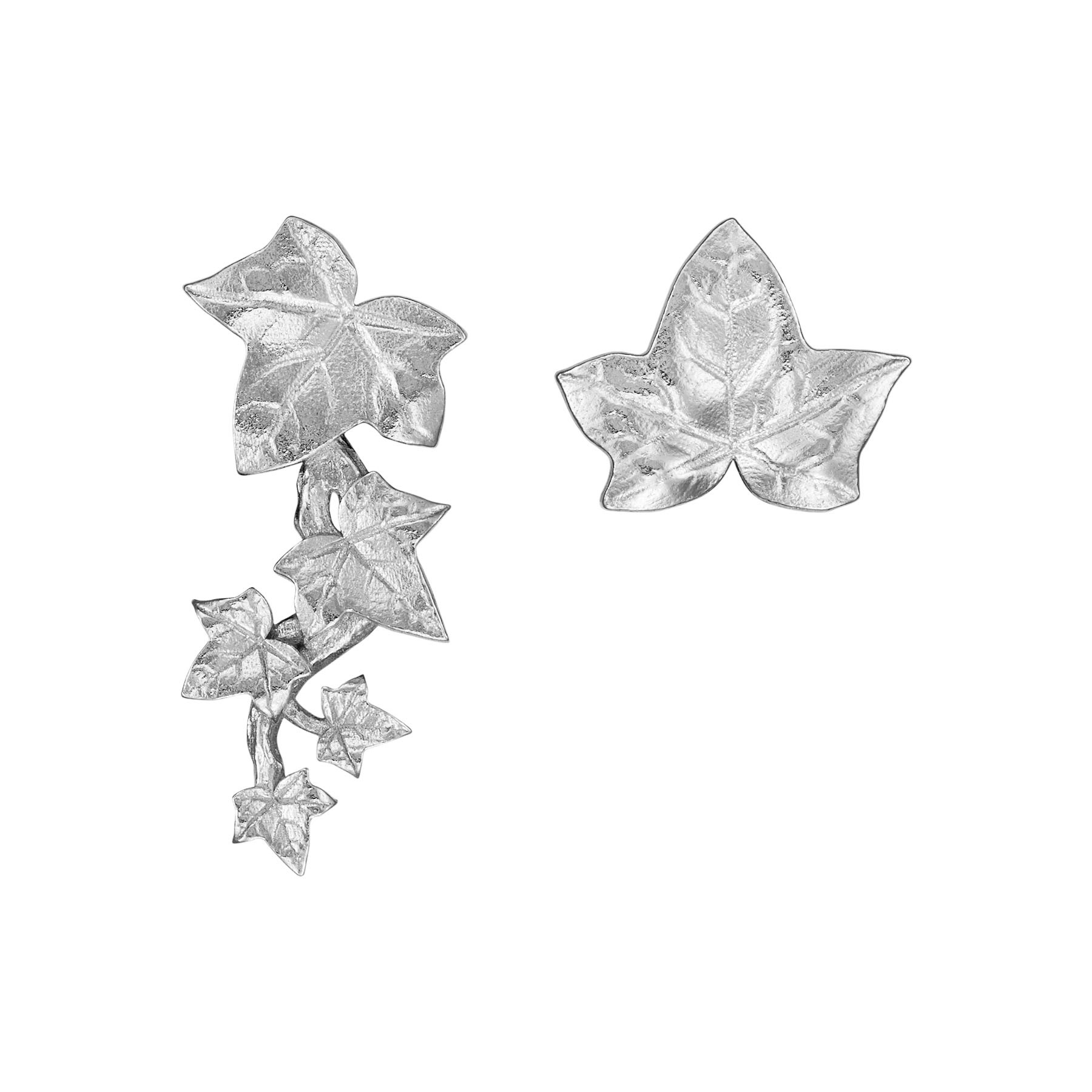 Серьги Плющ