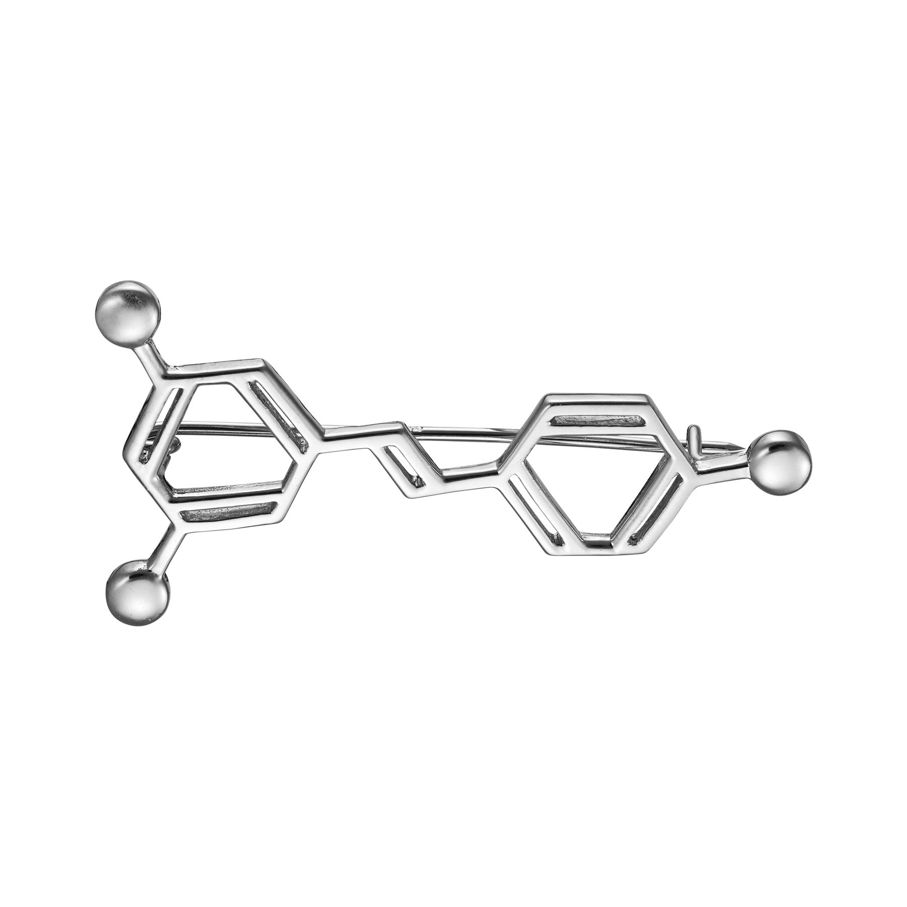 Брошь Молекула вина