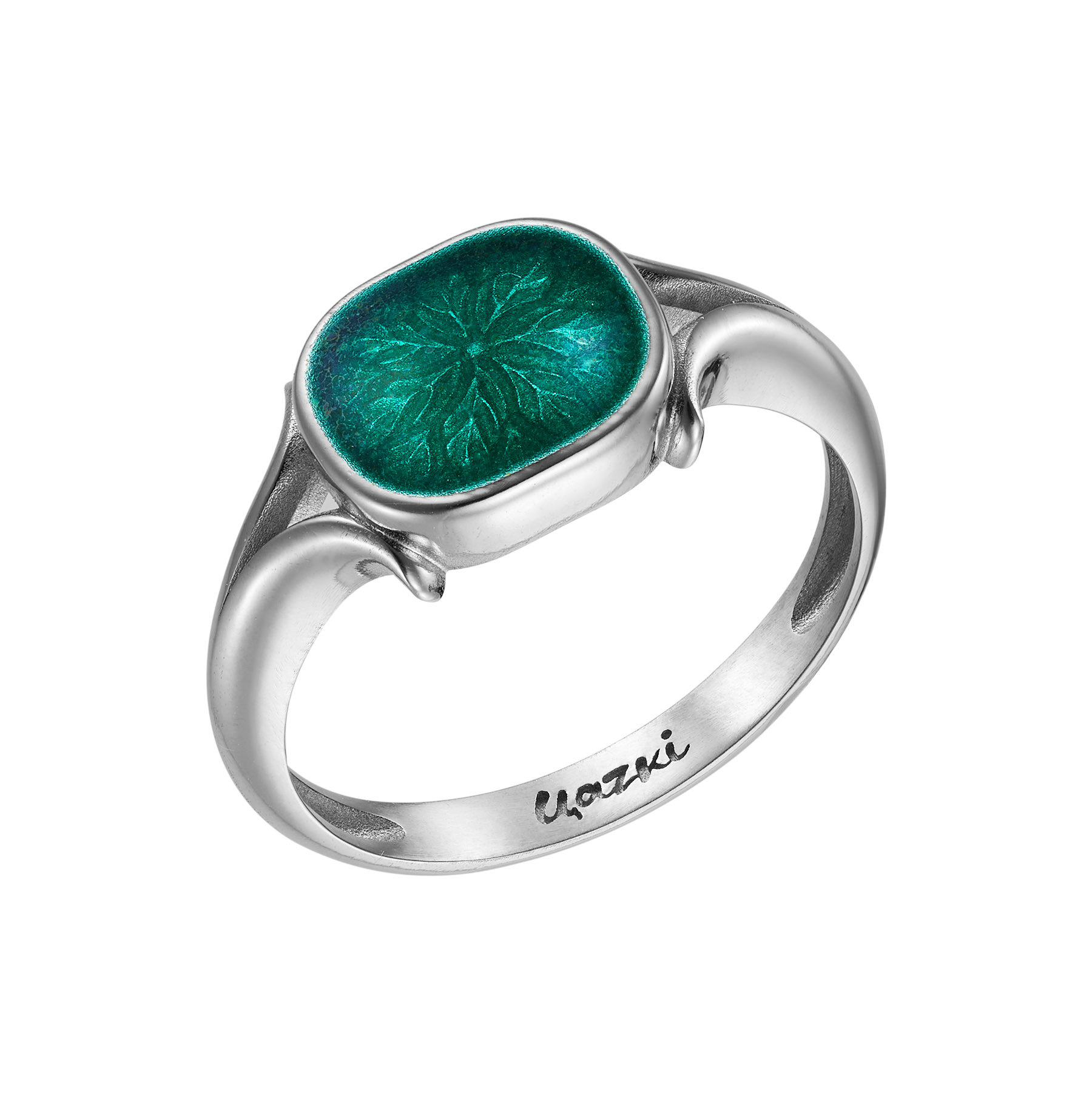 Кольцо Возрождение малое с горячей эмалью