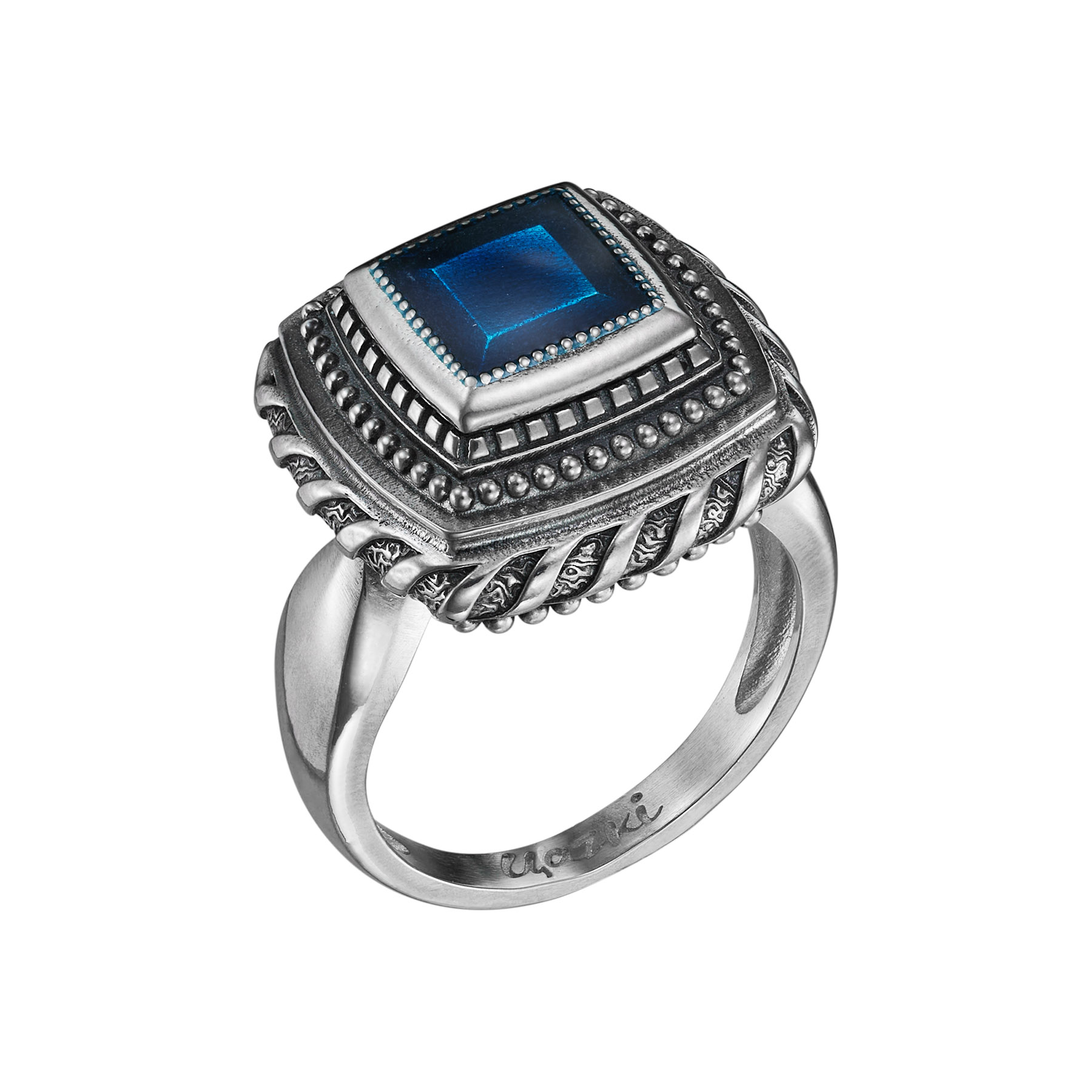 Кольцо Возрождение с горячей эмалью