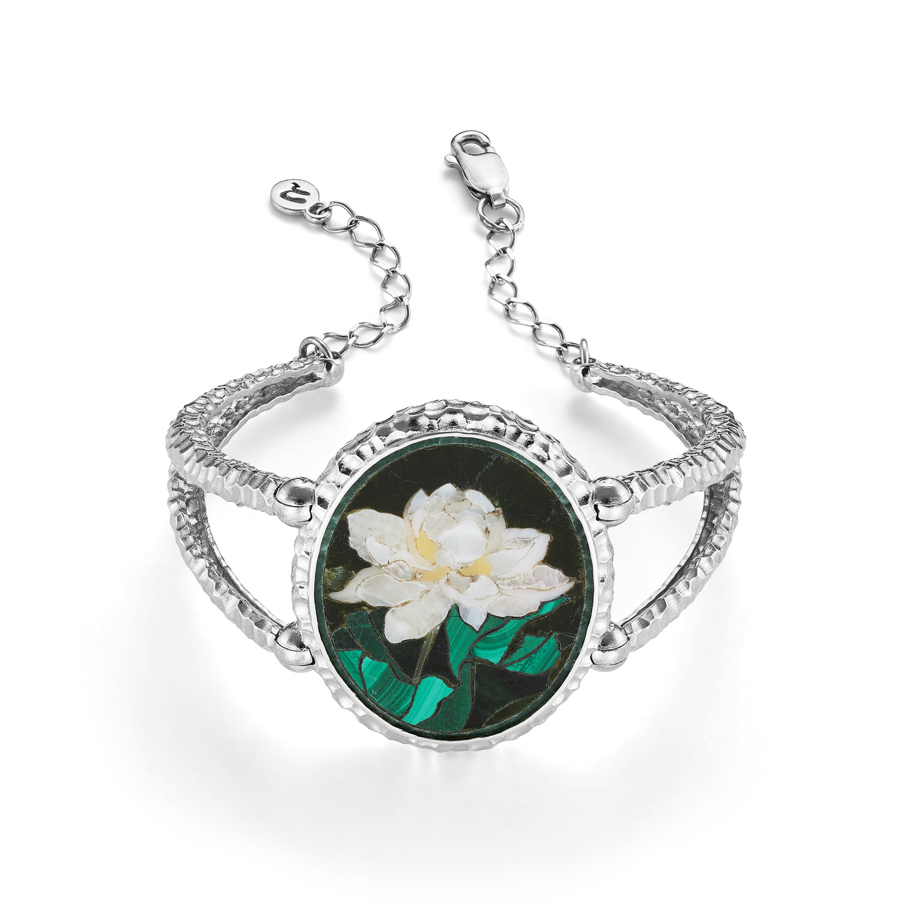 Браслет с флорентийской мозаикой Лотос 