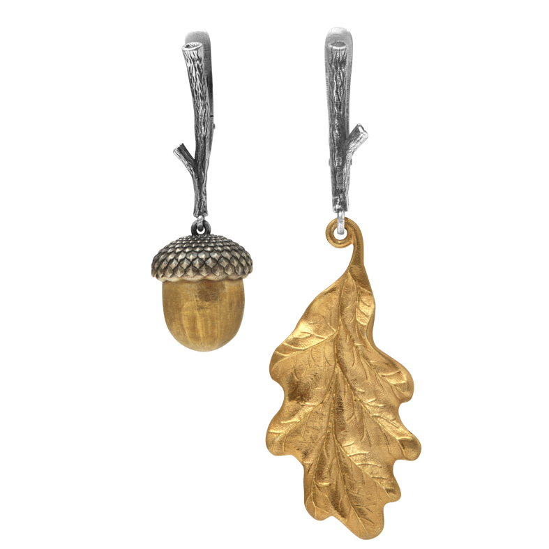 Серьги Желудь