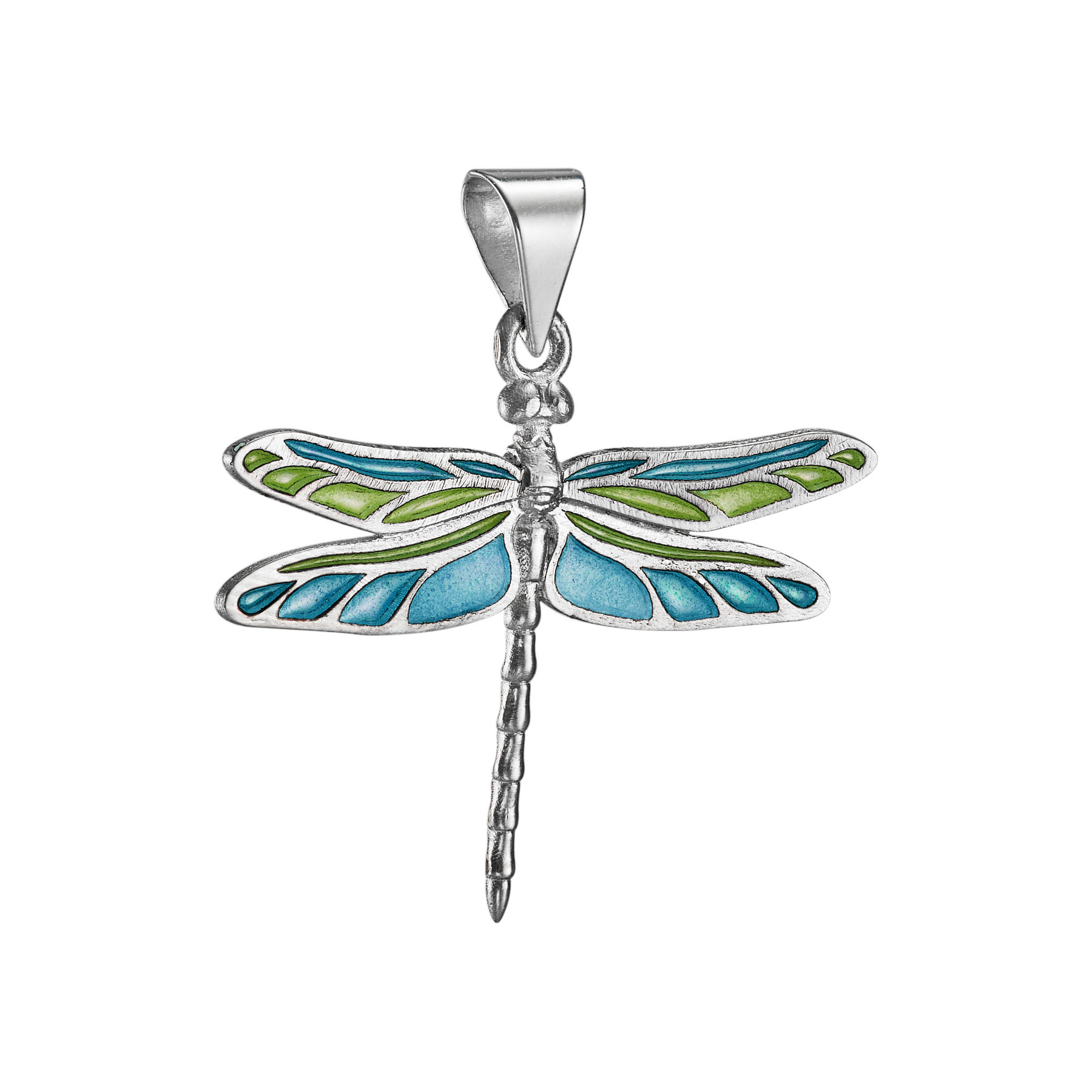 Подвеска Стрекоза с горячей эмалью